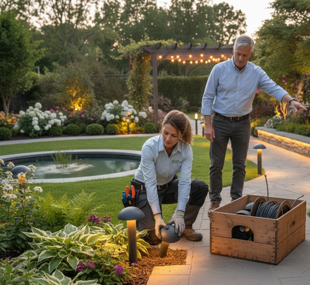 Professional garden design work