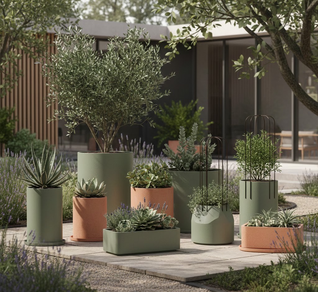 Modern functional planters